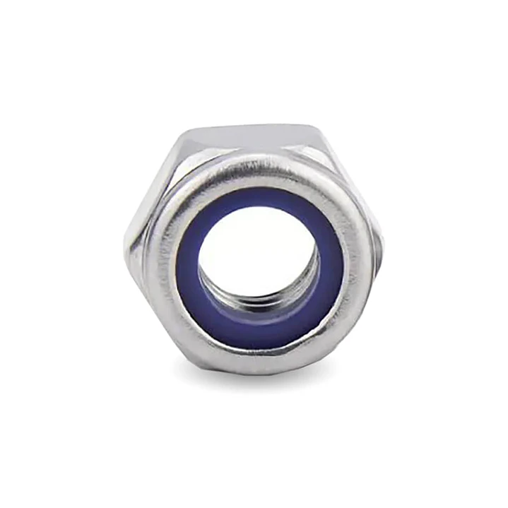 Tuerca con Seguro Nylon Acero Inoxidable